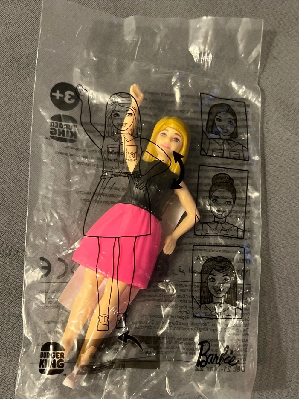 Burger King and McDonald’s Barbie toys